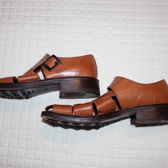 Kenneth Cole Men's Leather Sandals - Picture 8 of 11